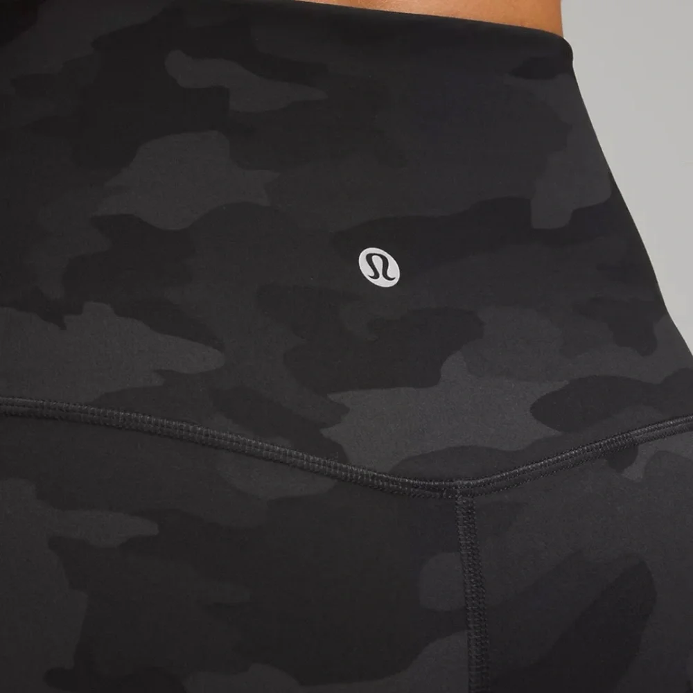 **BRAND NEW** Lululemon Align High-Rise Crop Leggings, Size 10, Color: Camo Coal - Picture 2 of 6